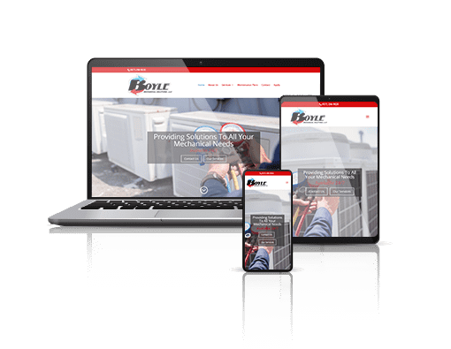 Boyle Mechanical Solutions website example